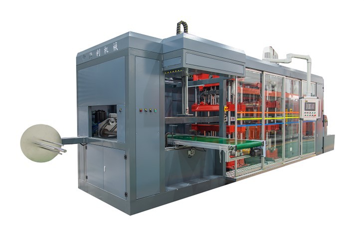 다중 스테이션 플라스틱 열성형 상자 생산 기계